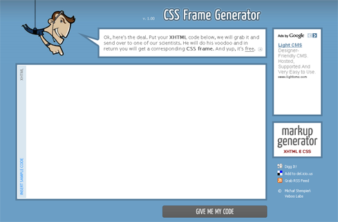 CSS Frame Generator