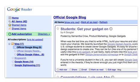 Google-Reader Google Reader