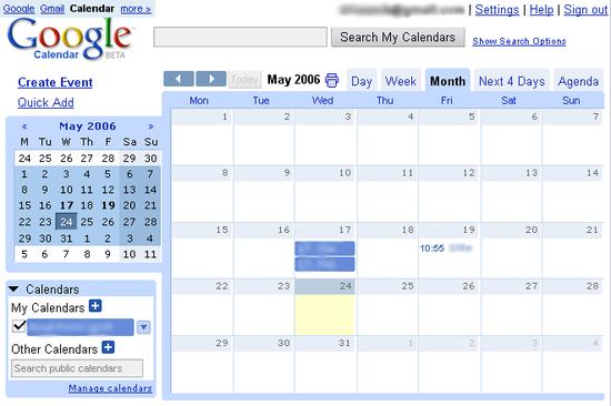 Google Calendar Google calendar