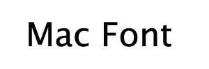 convert mac fonts to pc