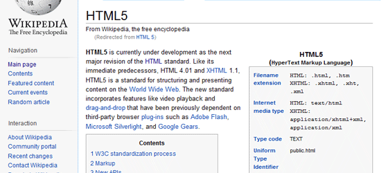 HTML5 – Wikipedia