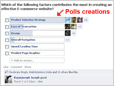 Creating Polls and contests