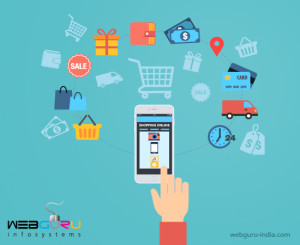 shopping with mobile app