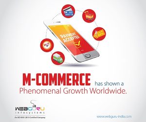 Benefits of M-Commerce Applications Infographic