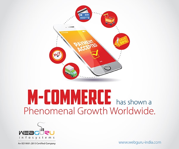 Benefits of M-Commerce Applications Infographic