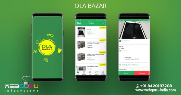 OLA Bazar Mobile App