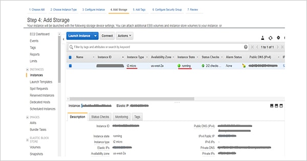 The Tutorial on AWS Cloud Server step 9