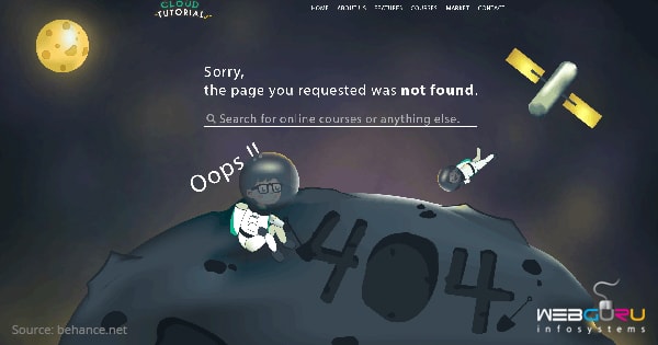 404 error page