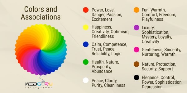 Color Psychology - colors spark emotions
